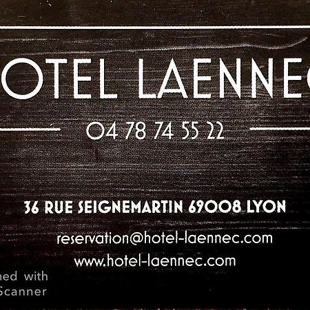 Laennec Hotel Лион Екстериор снимка