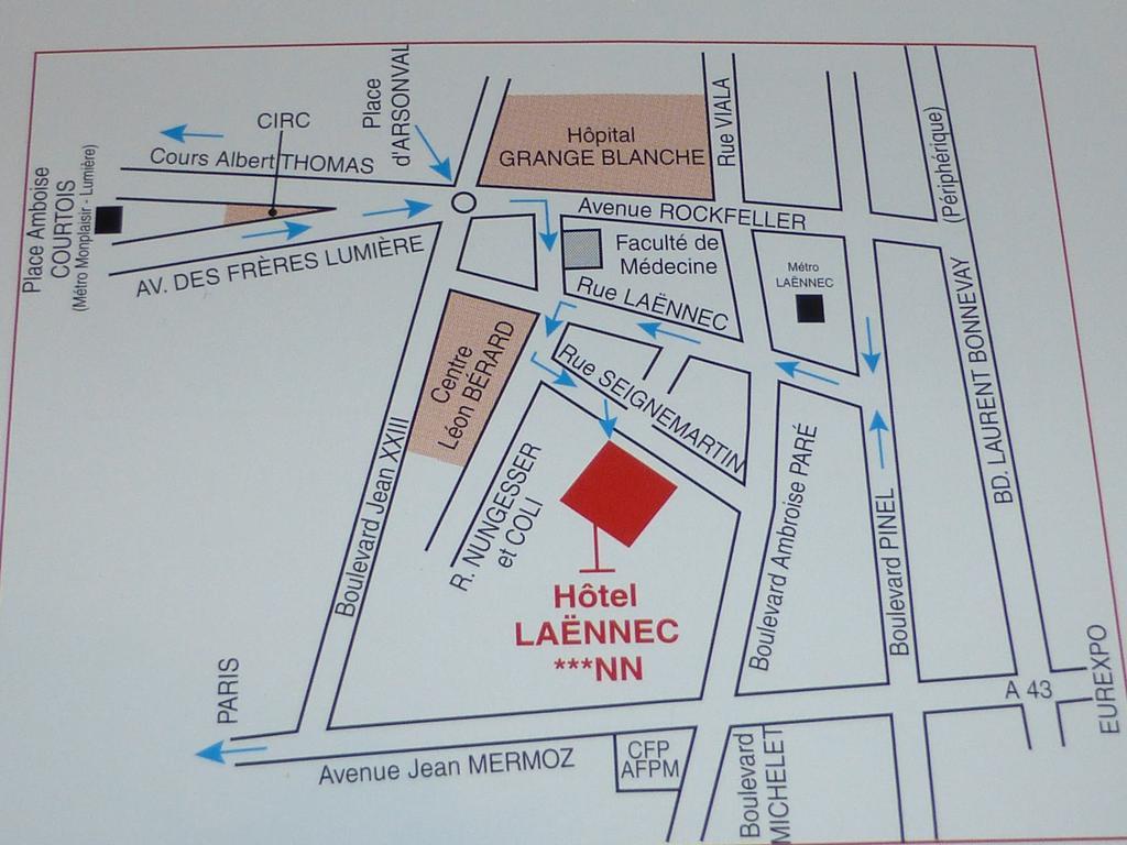 Laennec Hotel Лион Екстериор снимка